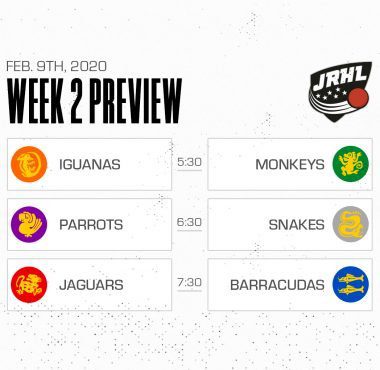 JRHL Winter 2020 - Week 2 Preview